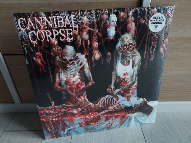 Cannibal Corpse - Butchered At Birth clear with black smoke NOWA