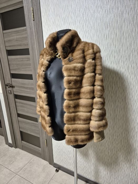 Норкова шуба. Полушубок з норки. Автоледі. Норка