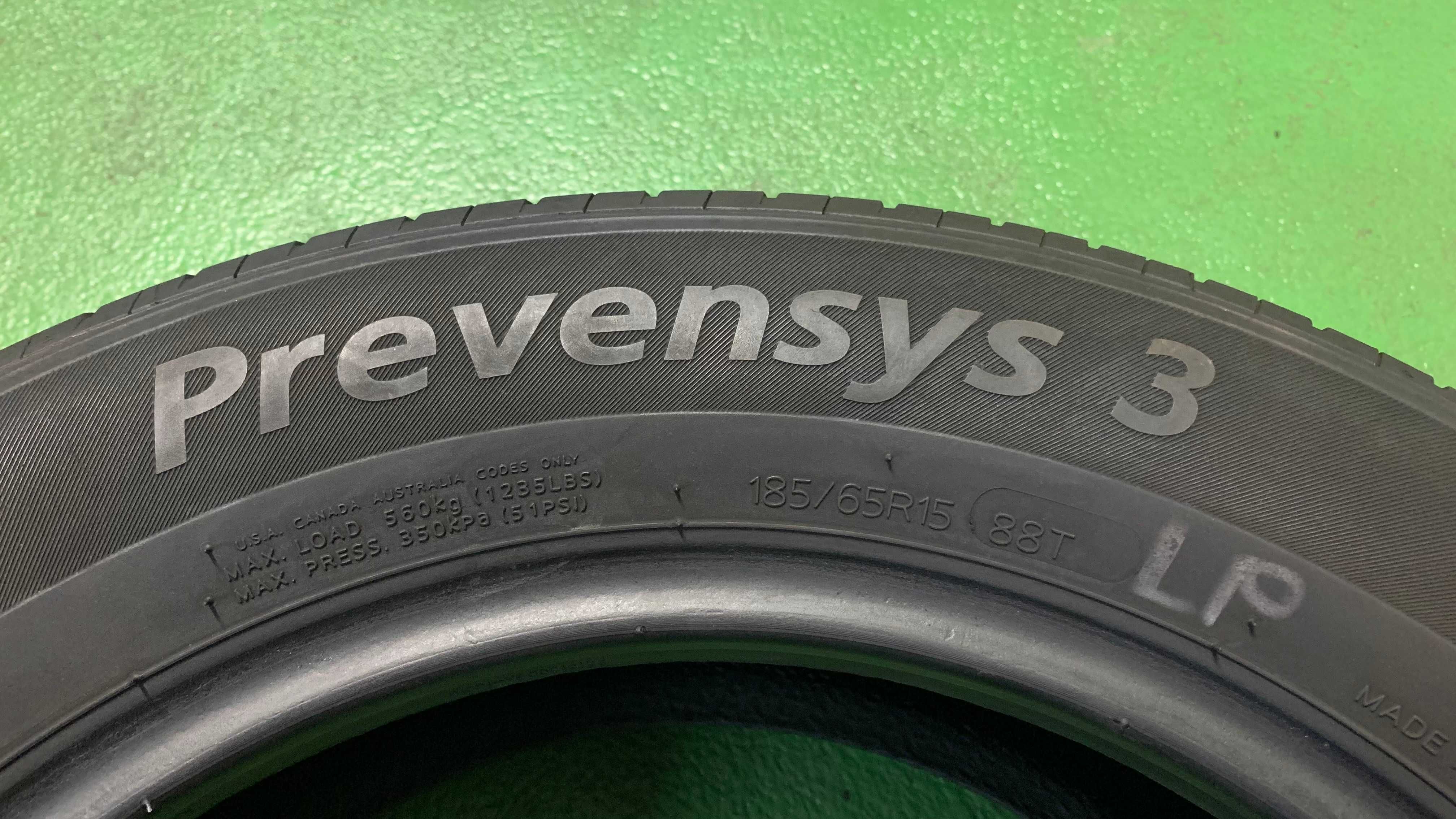 Para 185 65 R15 88T Norauto Prevensys 3 bieżnik 2x8mm
