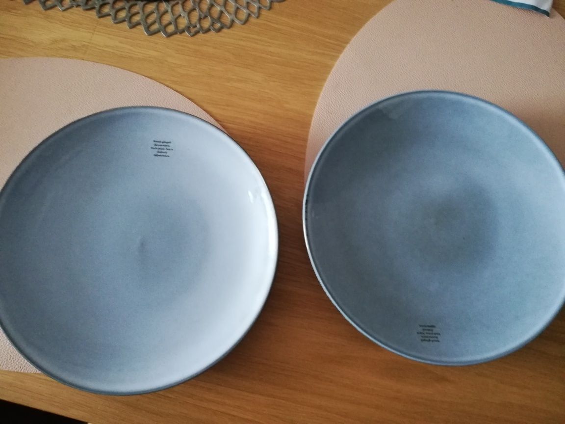 Dwa talerze obiadowe 27cm