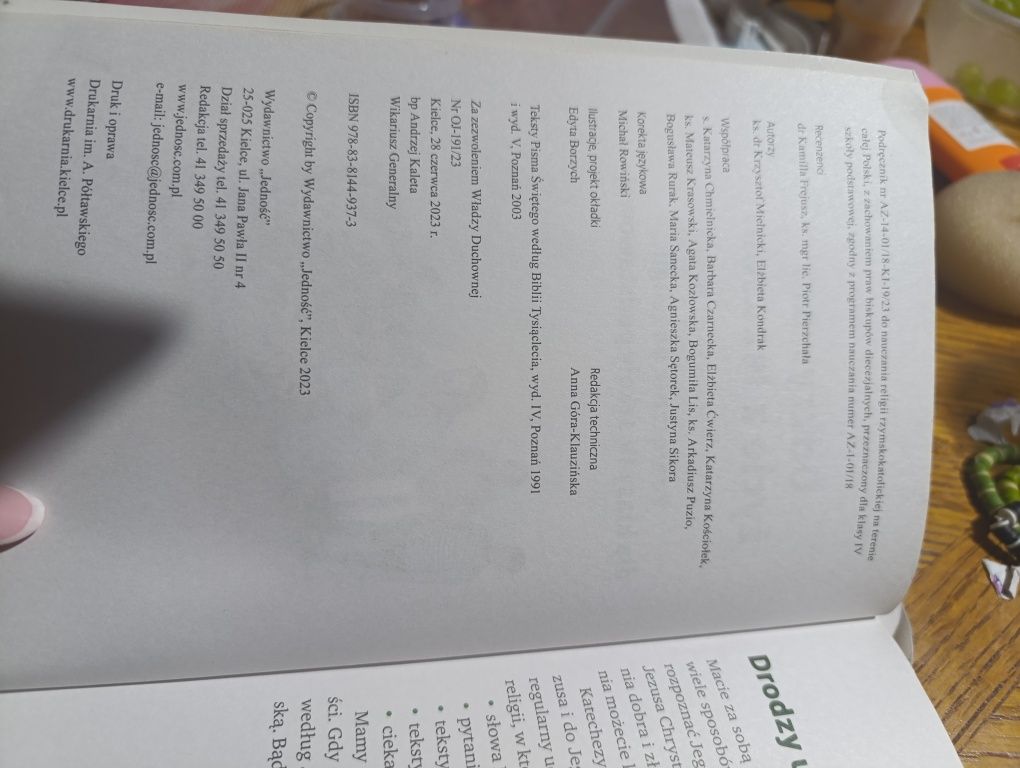 Odkrywam życie z Jezusem kl 4