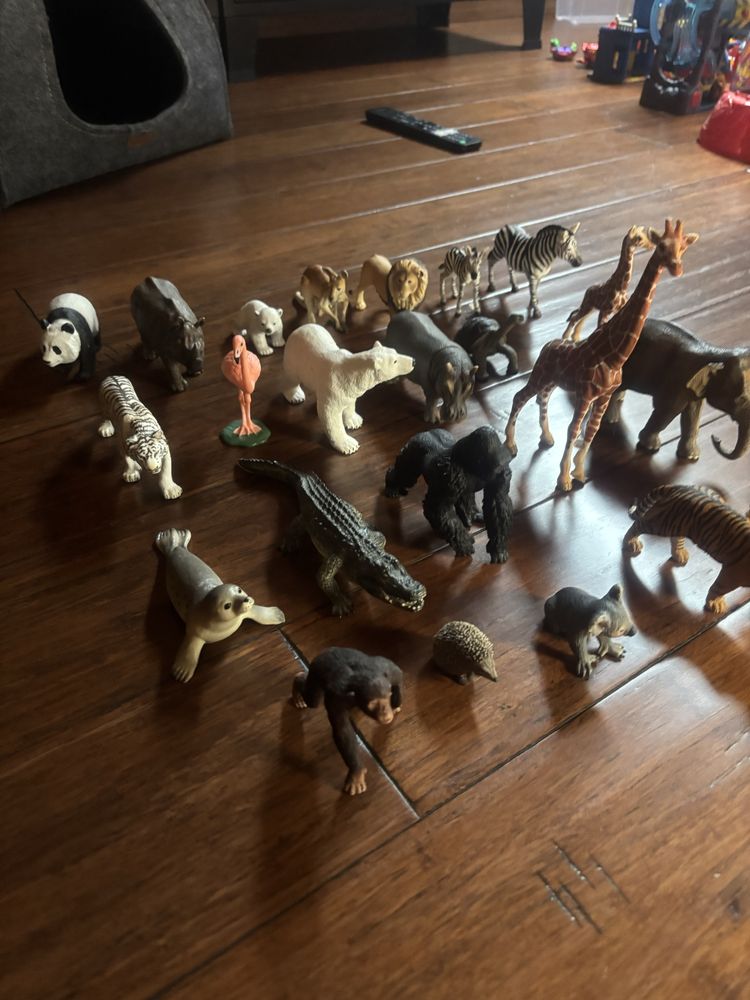 Schleich afryka, zoo, dzikie zwierzęta