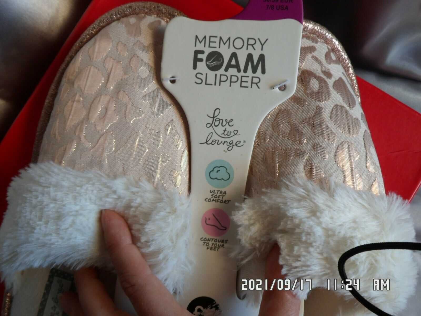 Тапочки нарядные отличный подарок Memory Foam