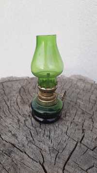 Mini lampa naftowa zielona