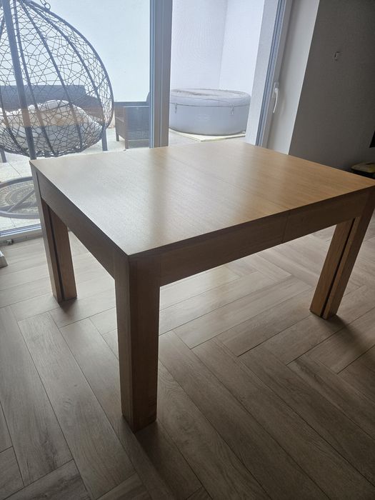 Stol rozkładany fornirowany 100x130 do 330 cm