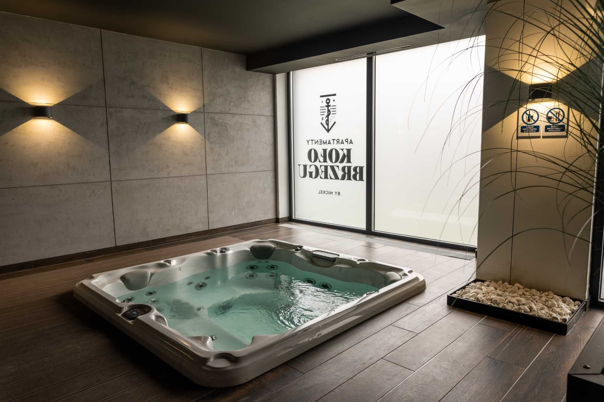 Kołobrzeg Podczele – apartament z balkonem, SPA, 12 min od plaży
