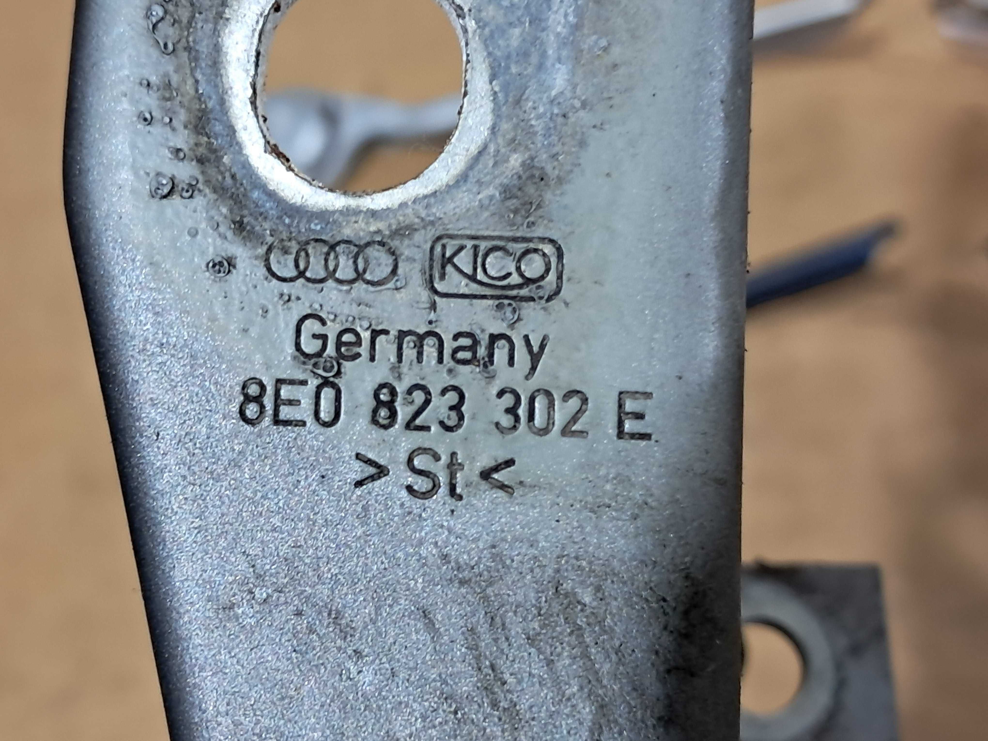 Zawias zawiasy maski 2 szt komplet prawy lewy AUDI A4 B7
