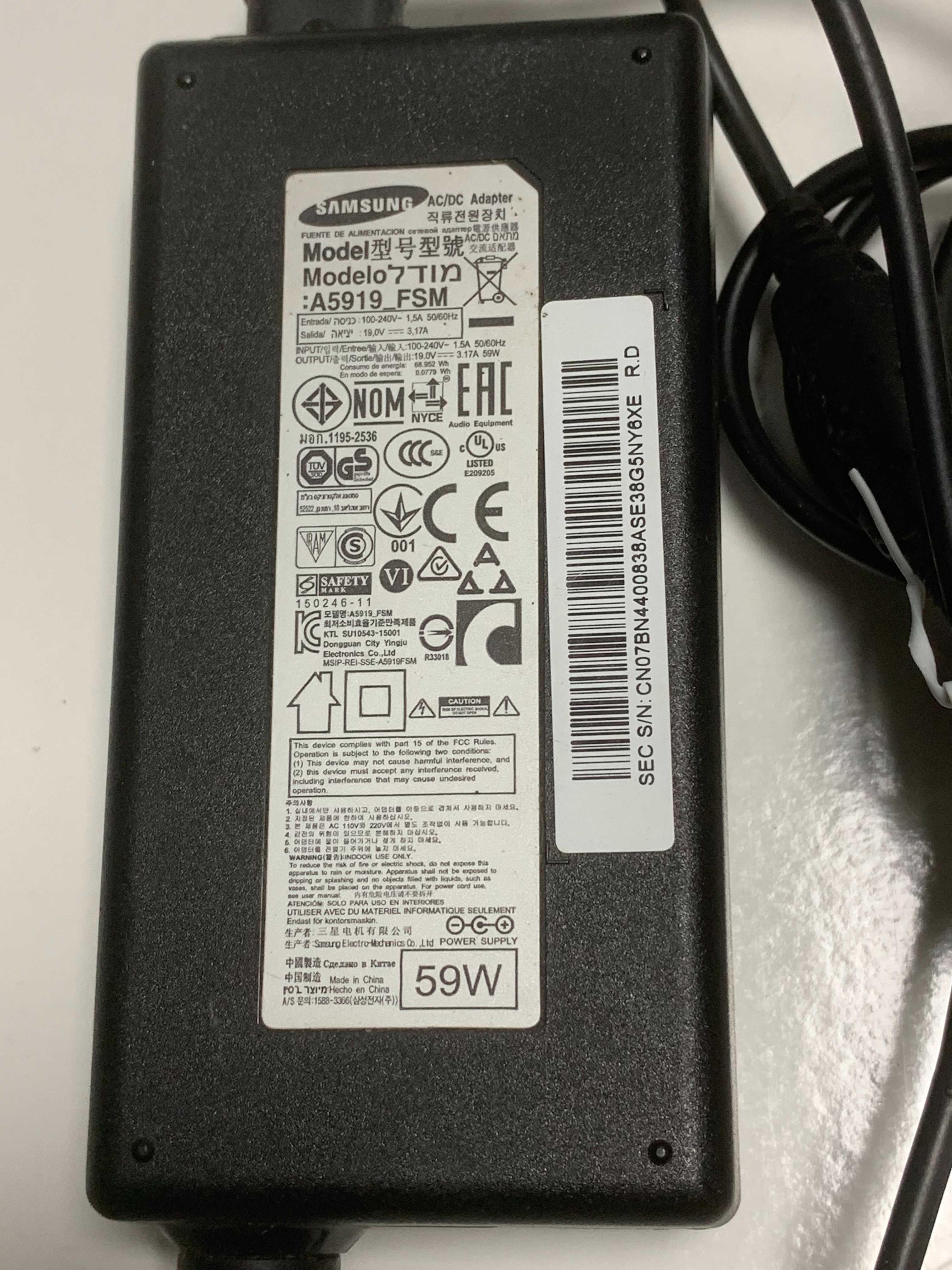Transformador para TV Samsung (portes grátis)