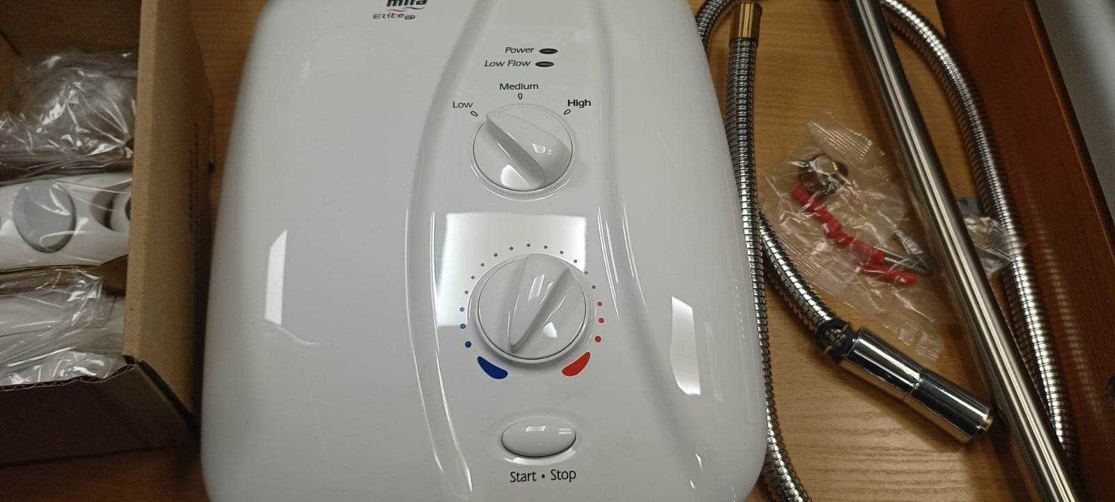 przepływowy podgrzewacz 9,8 KW nowy jedna faza prysznic -Komis MADEJ