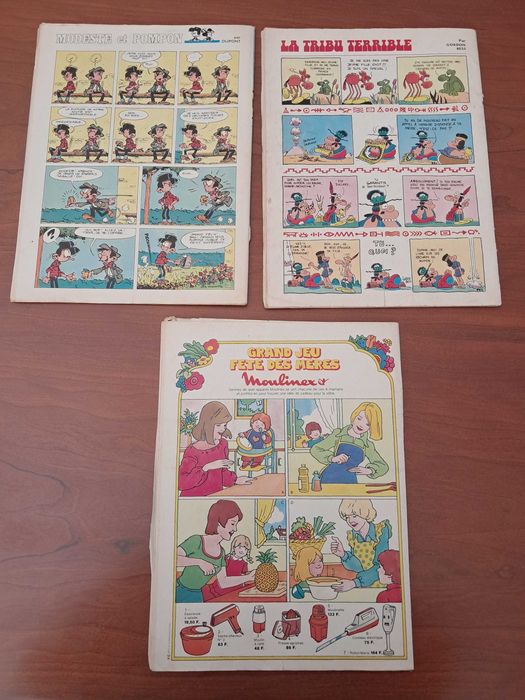 3 Revistas Nouveau Tintin 1977