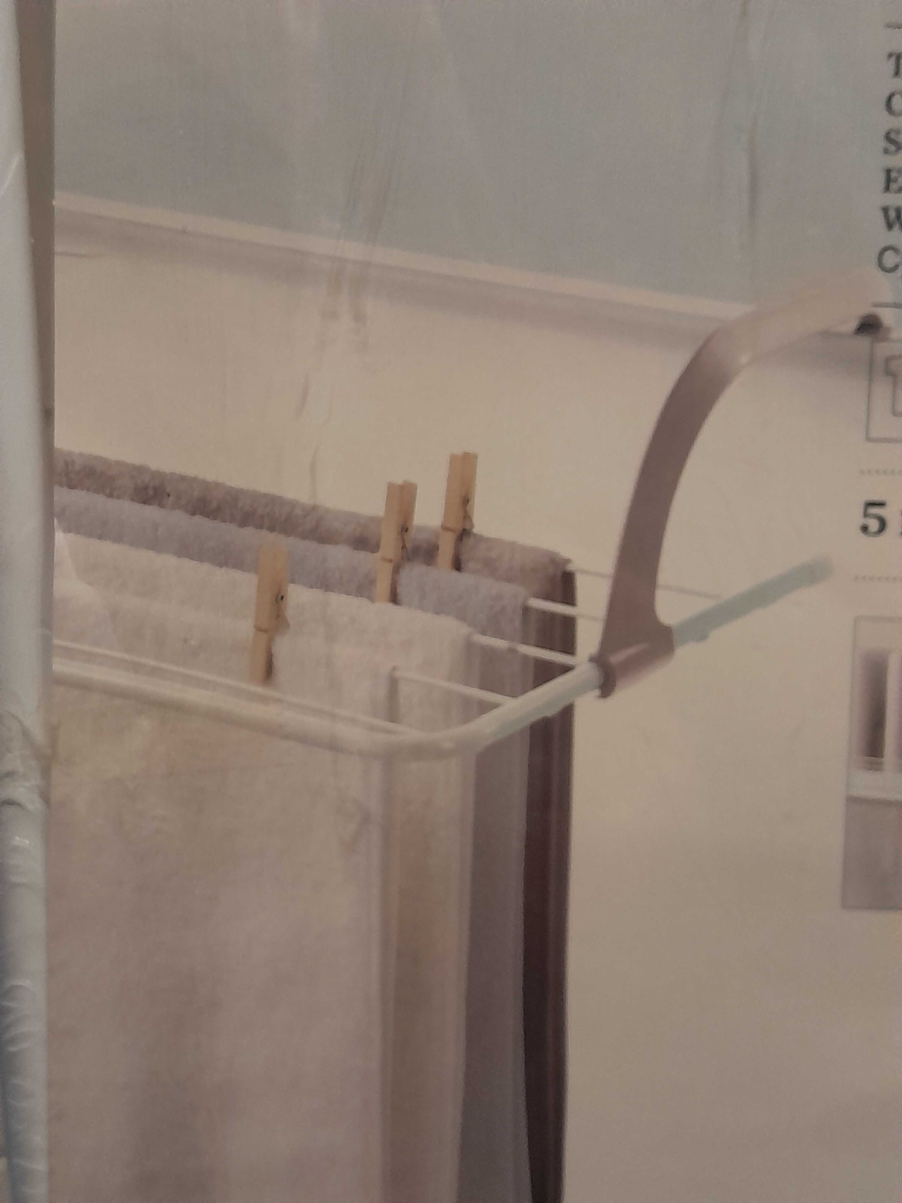 Wieszak na pranie 5m Rayen na balkon kaloryfer 81x37,5x15 nowy outlet