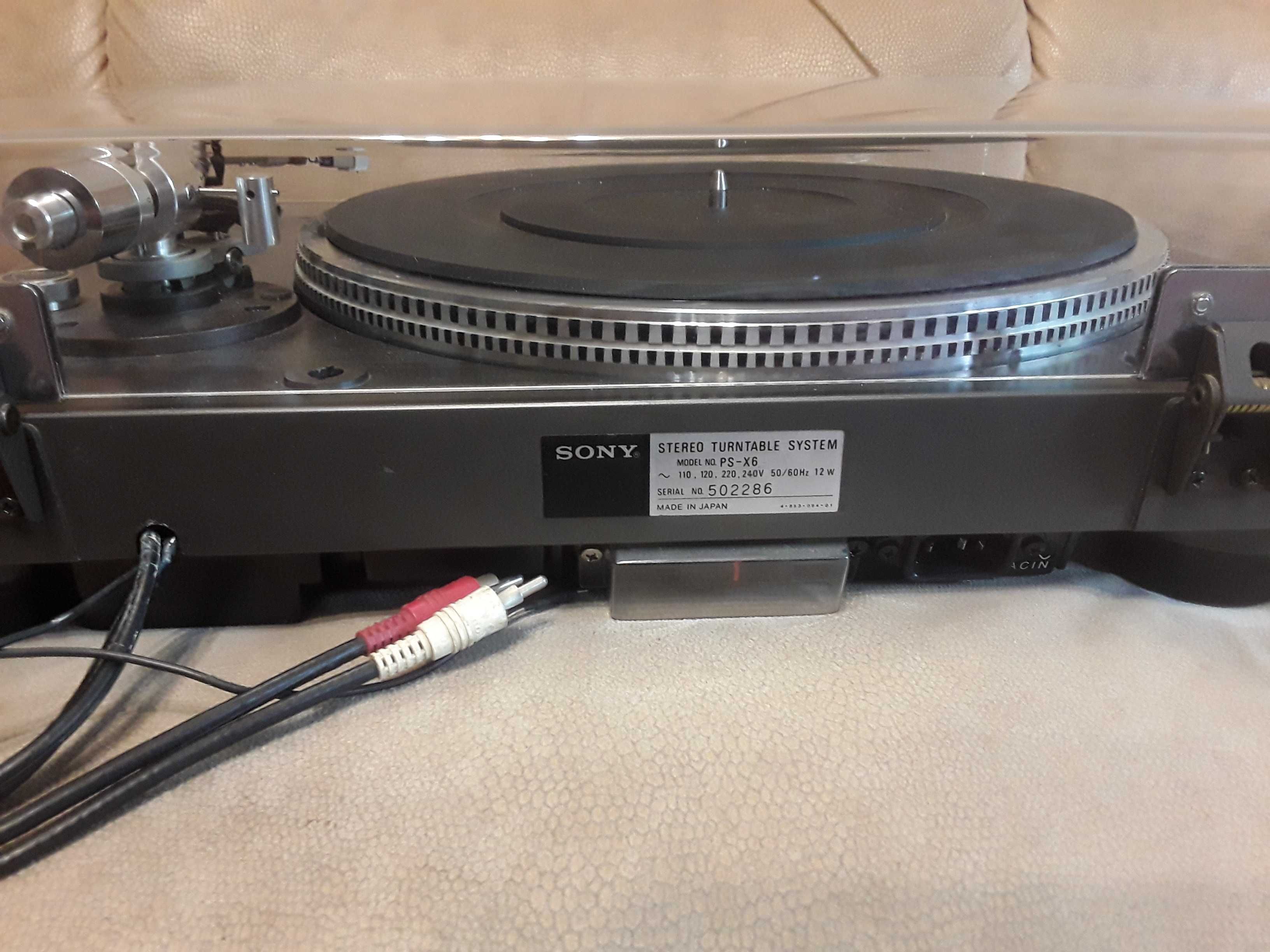 Проигрыватель винила SONY  PS-X6  (Quartz, DD, Made in Japan)