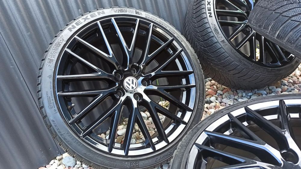 19 5x112 Audi Volkswagen Seat Skoda PIASTA 57.1 mm a3 golf toledo cupra itp Koła Felgi Opony ZIMOWE