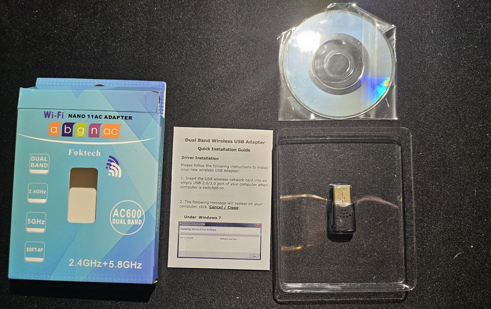 Mini bezprzewodowa sieć USB WiFi Adapter do komputera