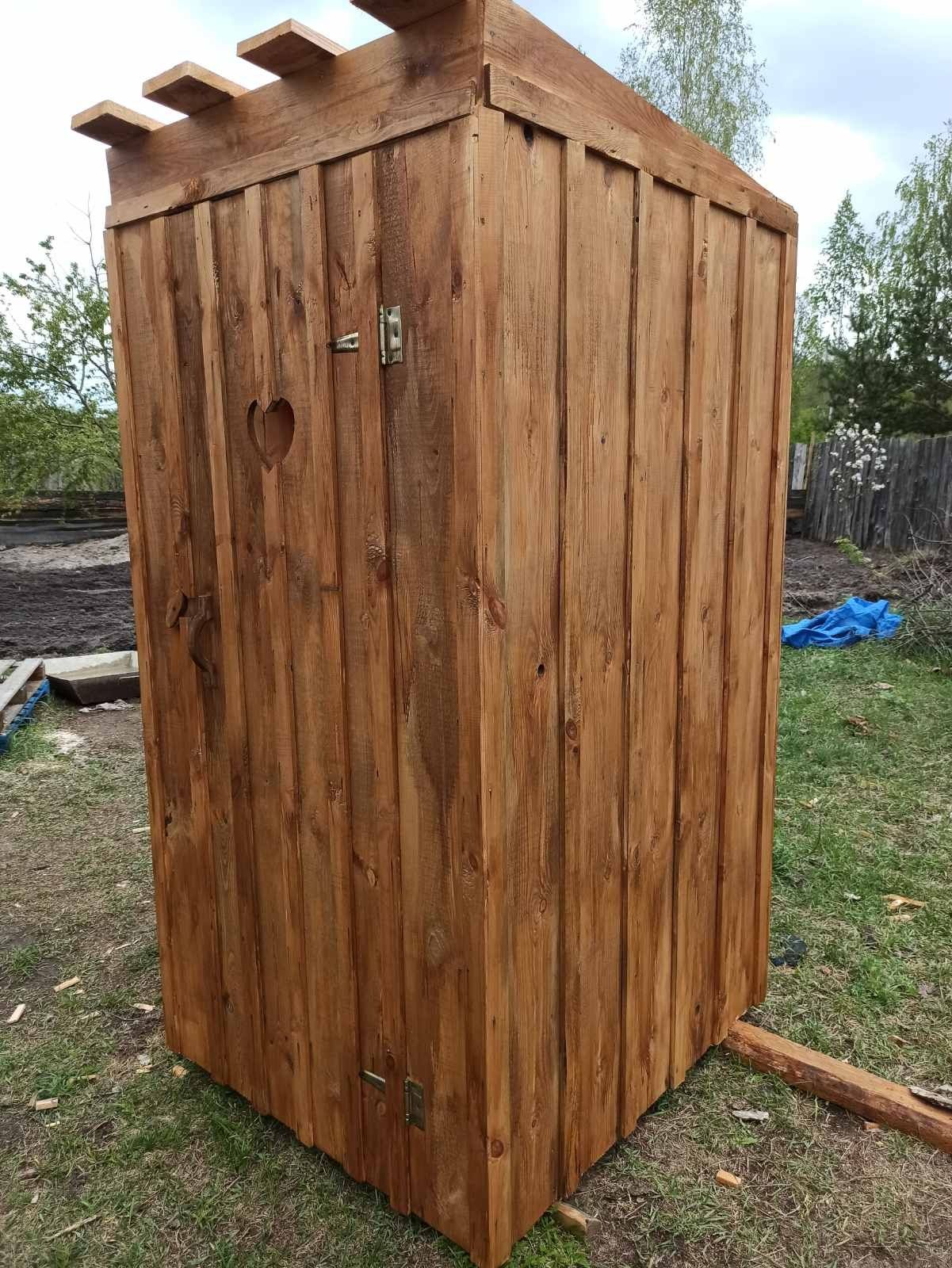 Дерев'яний туалет, 1*1*2