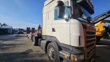 Transport maszyn budowlanych, niskopodwozie