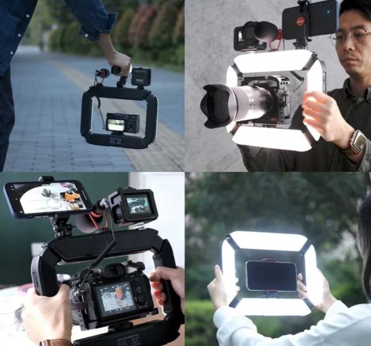 Ulanzi VL120 лампа фото відео LM07 фонарік кільцева лампа Ulanzi U200