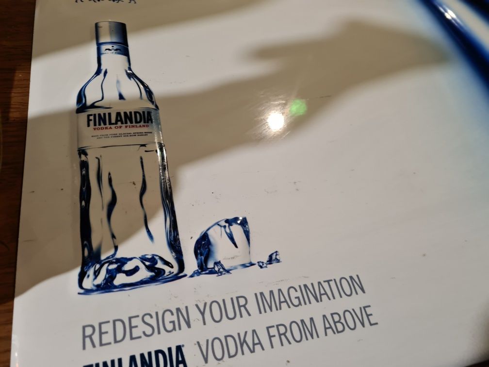 Stara blaszana reklama Finlandia