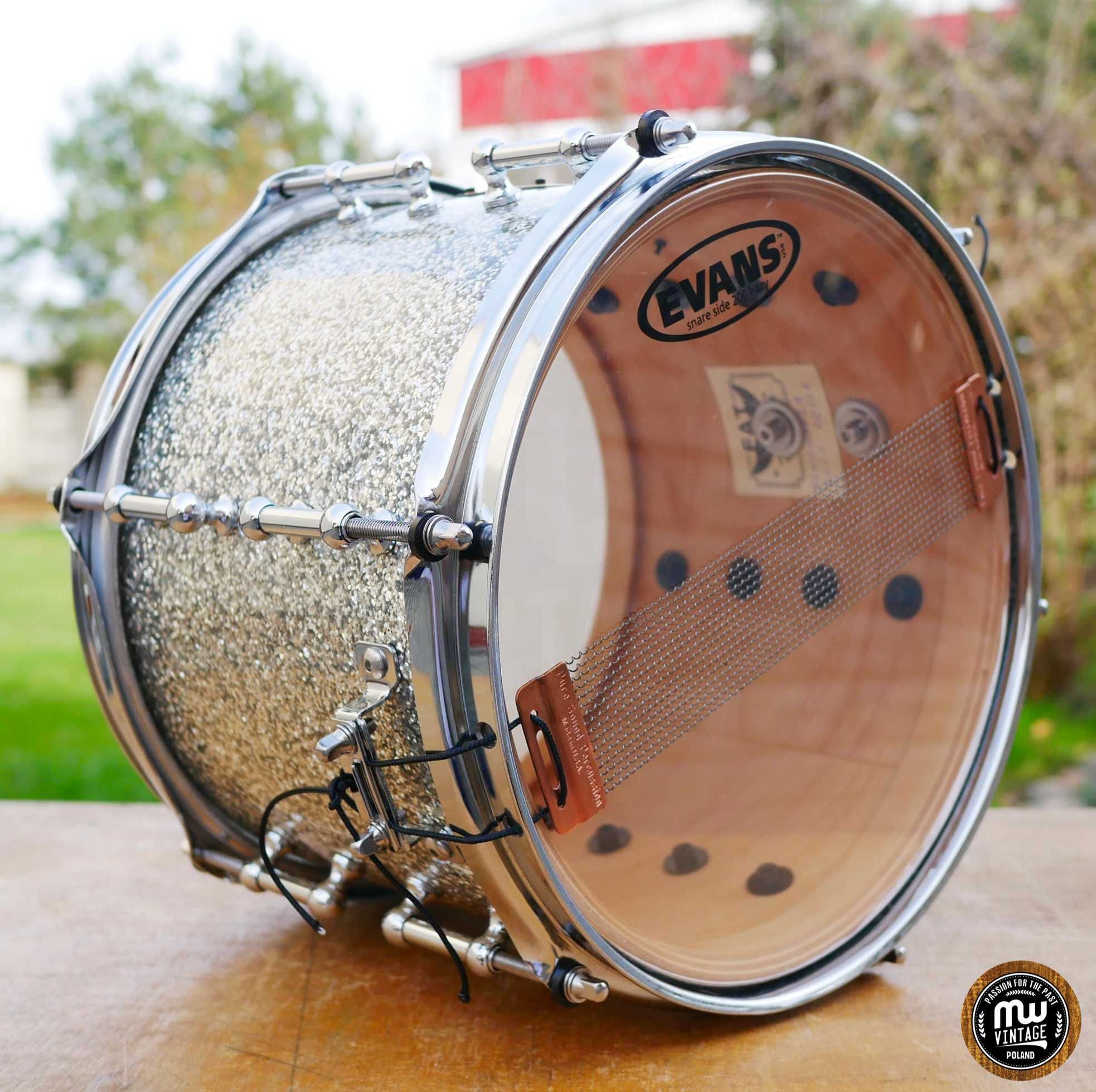 Werbel Pearl Masters Custom 10" x 8" Popcorn Silver Sparkle ‼️