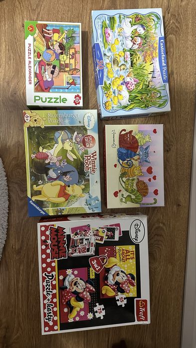 Gra ukladanki zmazywanki litery puzzle 12 szt