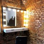 Lustro do makijażu 120x80 led z żarowkami make up toaletka kosmetyczne