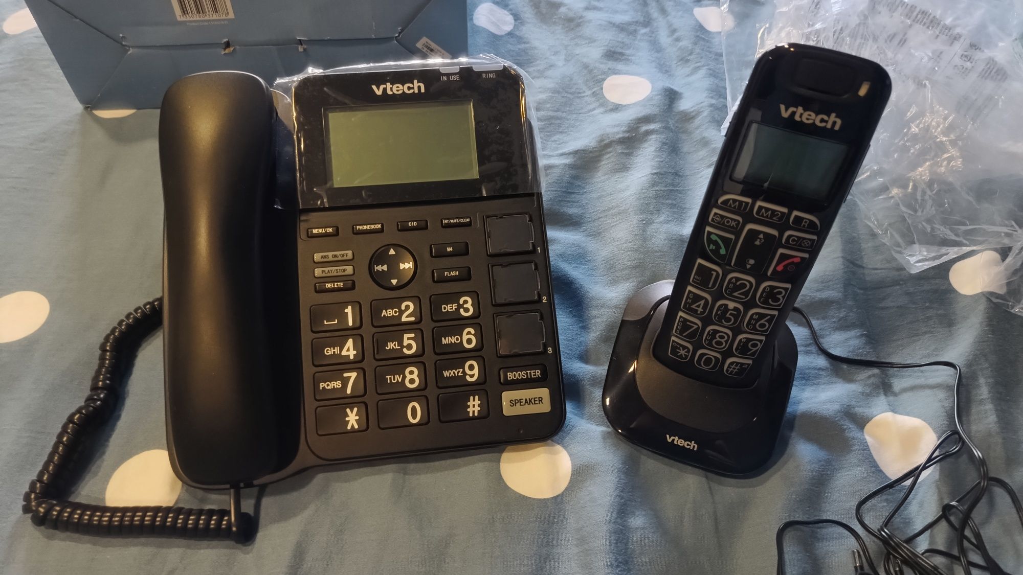 Telefon Vtech baza+przenosny