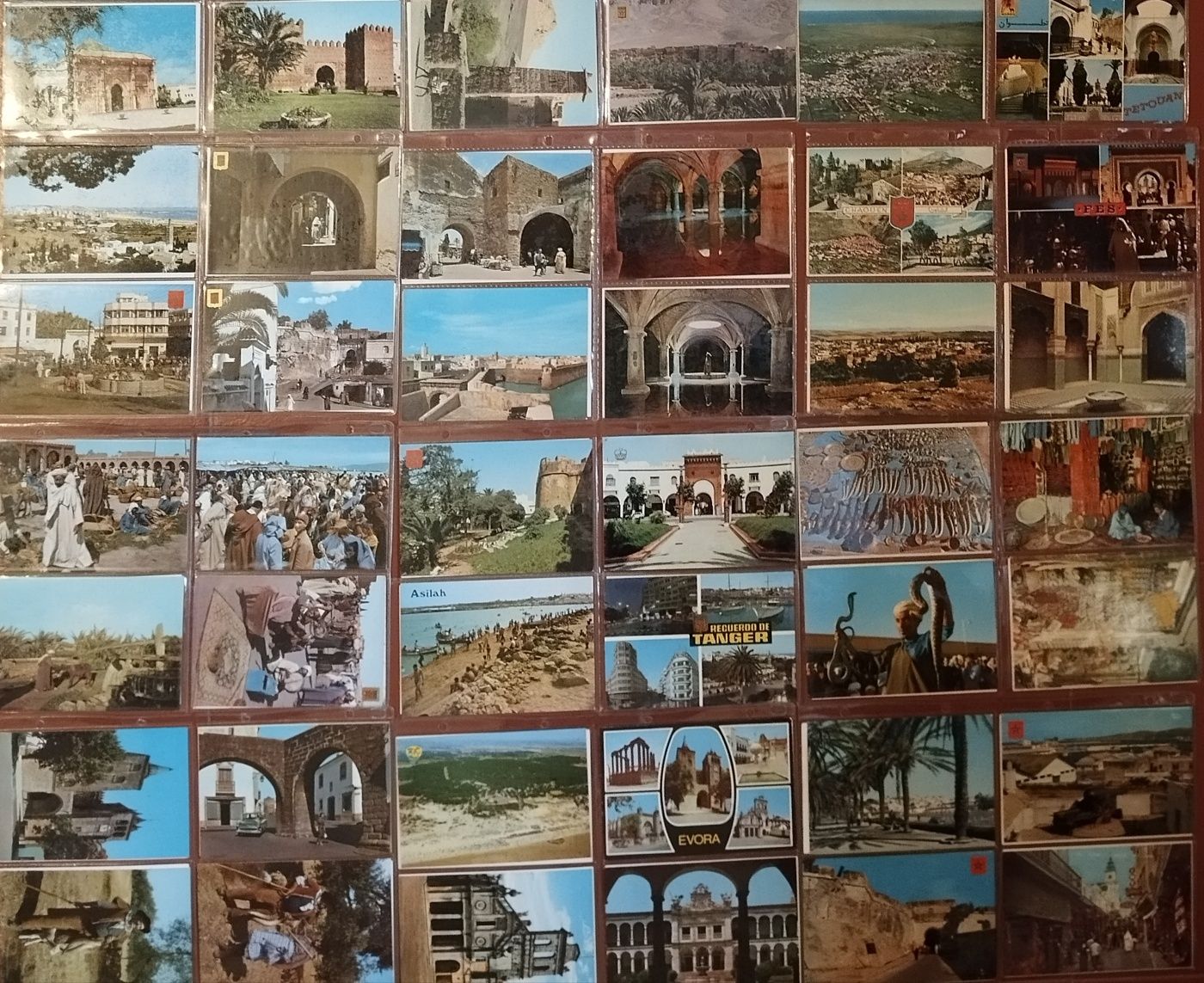 Postais antigos - Marrocos e Espanha 1980