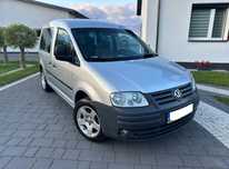 Volkswagen Caddy Volkswagen Caddy 1.9 TDI 105km, klima, 2005r, samochód osobowy, 5 osób