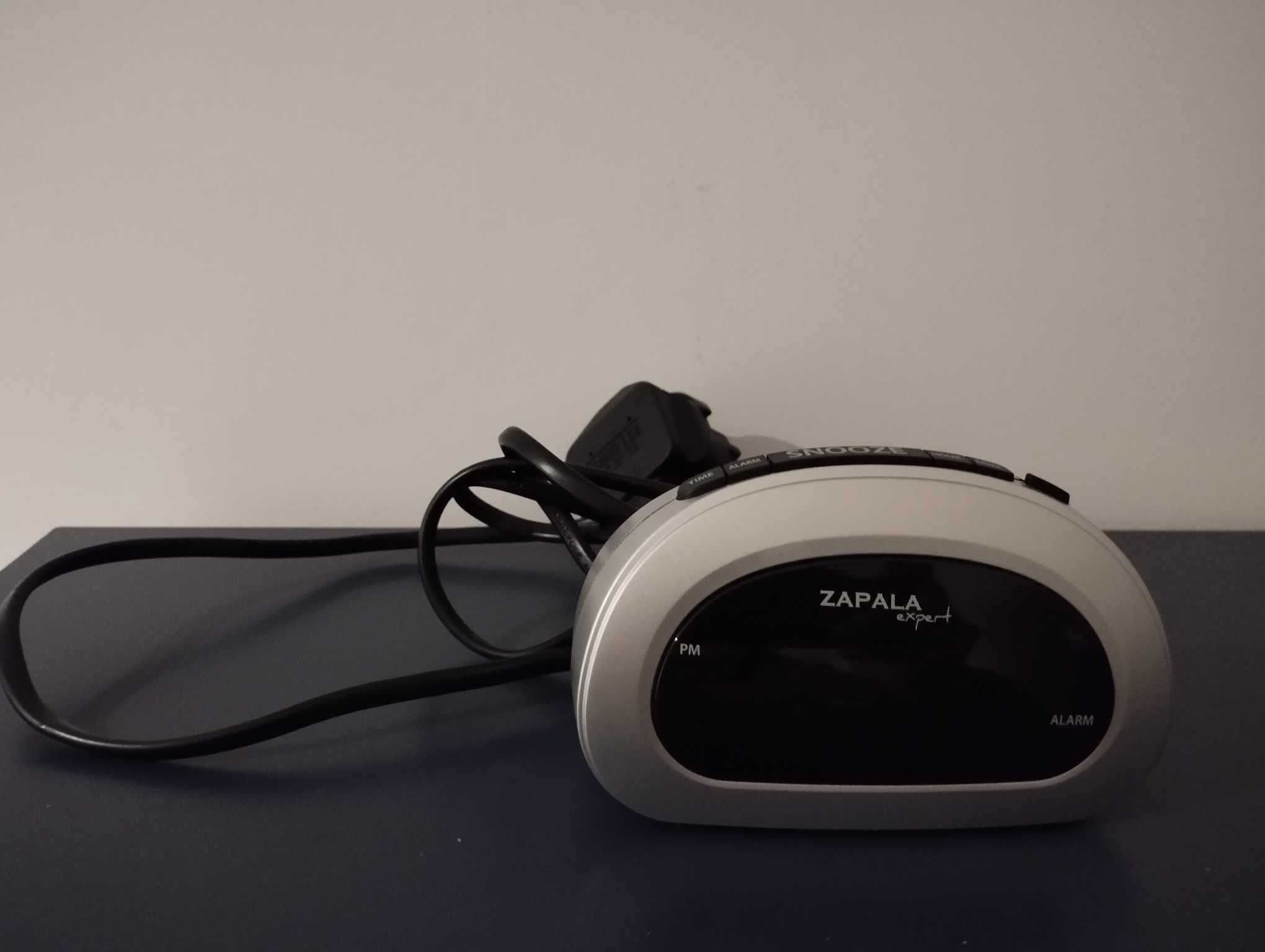 Budzik zegar cyfrowy ZAPALA LED (srebrny)