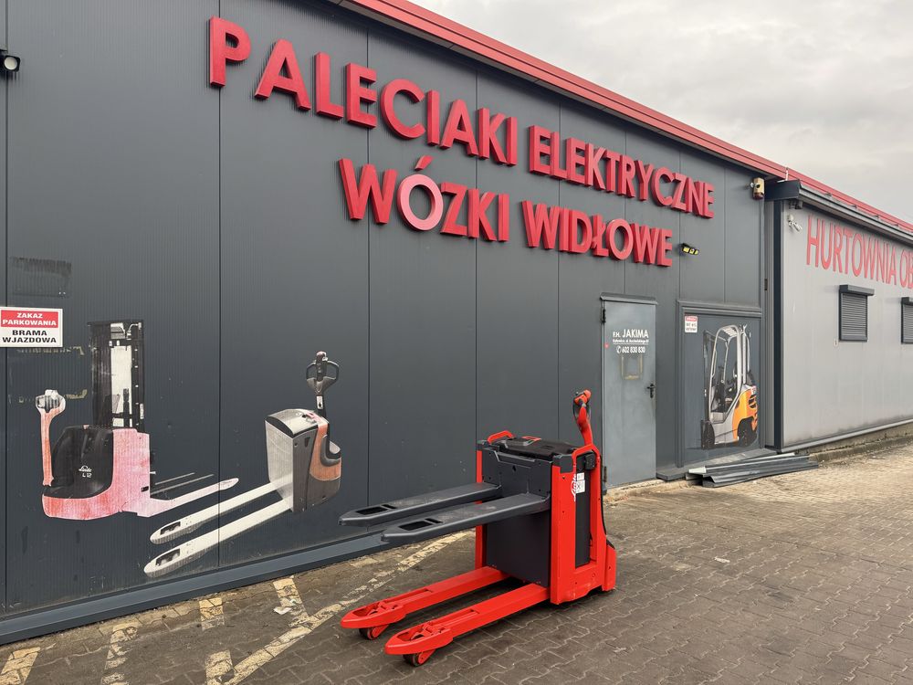 Paleciak elektryczny Linde T 16 L wózek Linde 800 kg 70 cm
