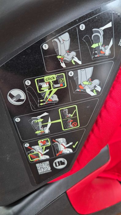 Britax Römer Kidfix2  stan idealny fire red fotelik isofix 15-36kg
