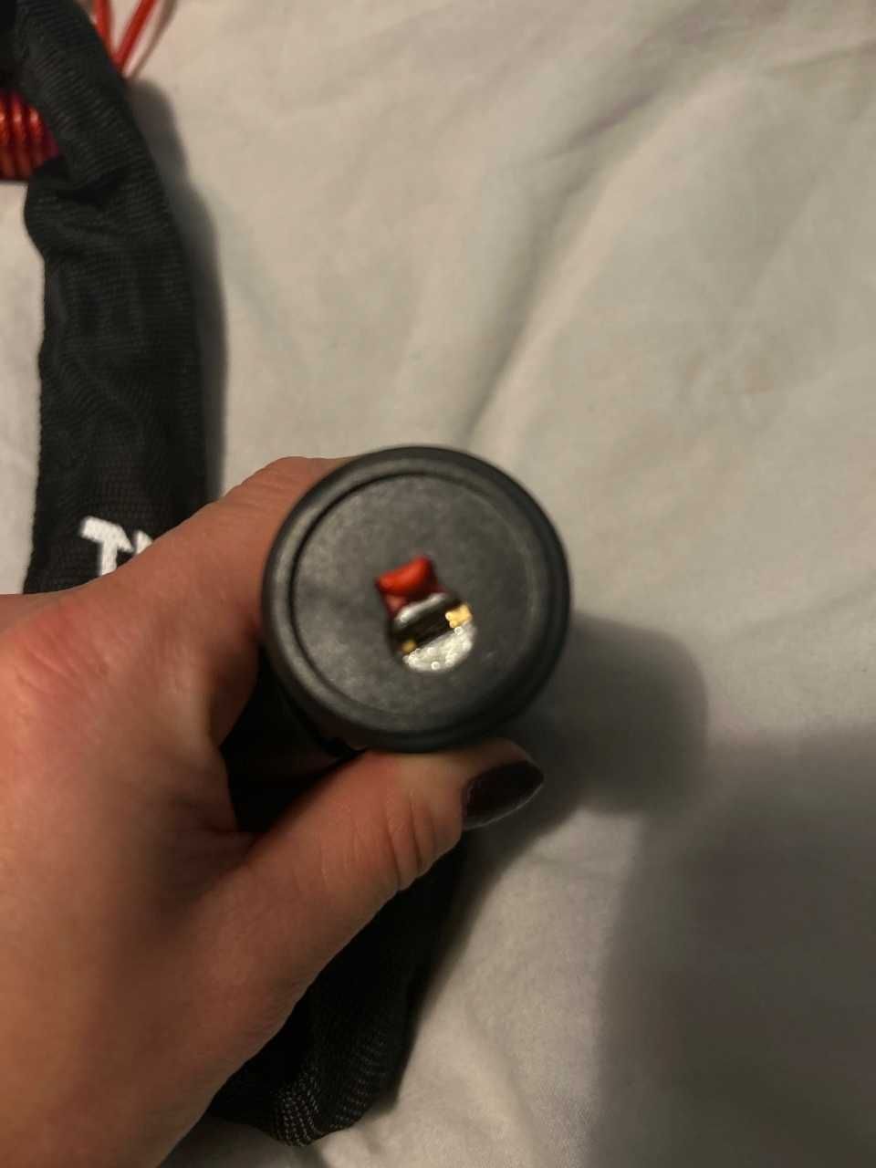 NOWA Zapinka Kódka Łańcuch Ochronny na Rower Motor 90 cm Zapięcie