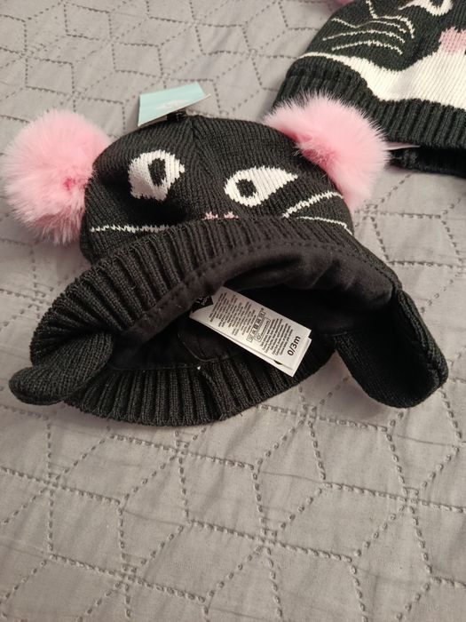 Ciepłe czapki zimowe TEX misiu r 1-3 M.