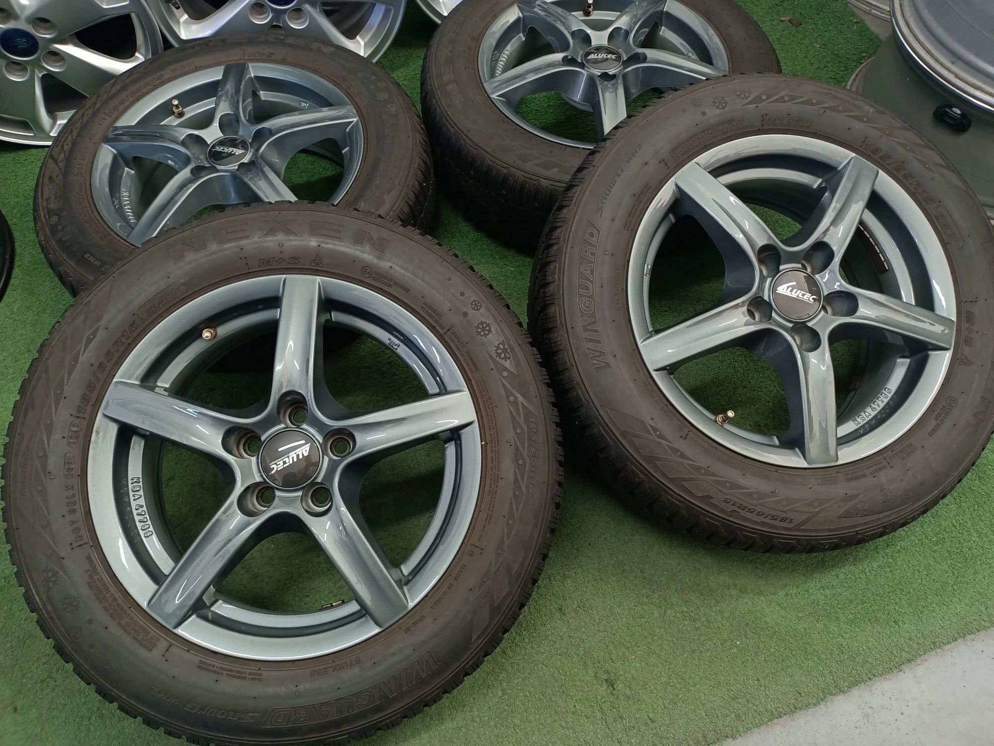 Koła 15" felgi 5x100 et38 opony 185/65/15 VW Seat Skoda Audi Wysyłka