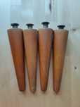 Drewniane nogi do mebla 20 cm, lite drewno, Vintage