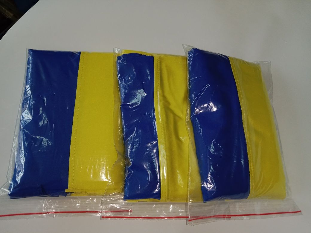 Прапори України, шовк, габардин та нейлон