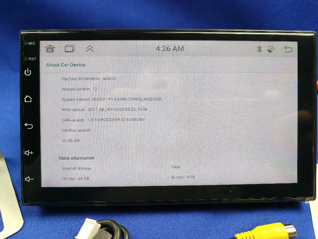 Автомагнітола Android  7"дюймів універсальна 4/64Gb +Hi-Fi