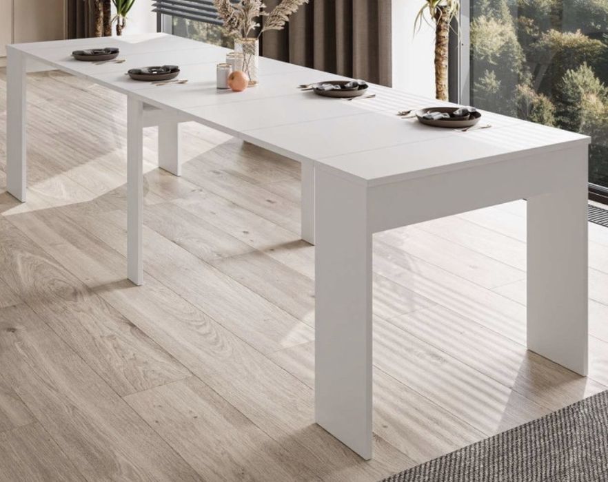 Stół-konsola biała LukMebel