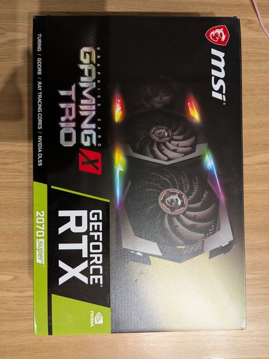 MSI 2070 super. Gaming X  trio 8gb