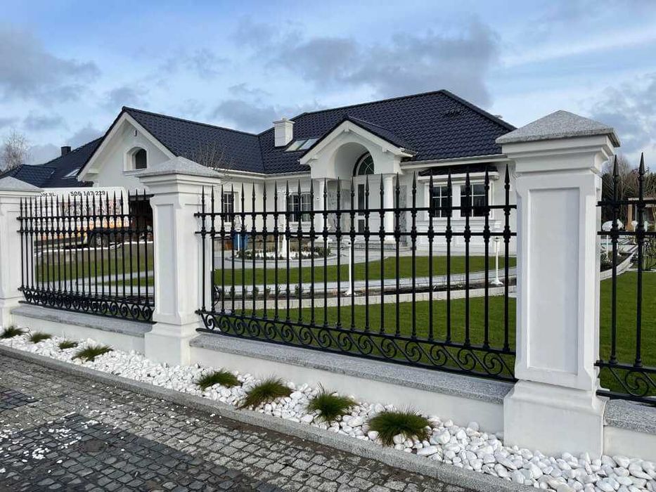 Słupy Betonowe Dworkowe,Słupki Stylowe,Sztukateria,Rezydencja Parkowa