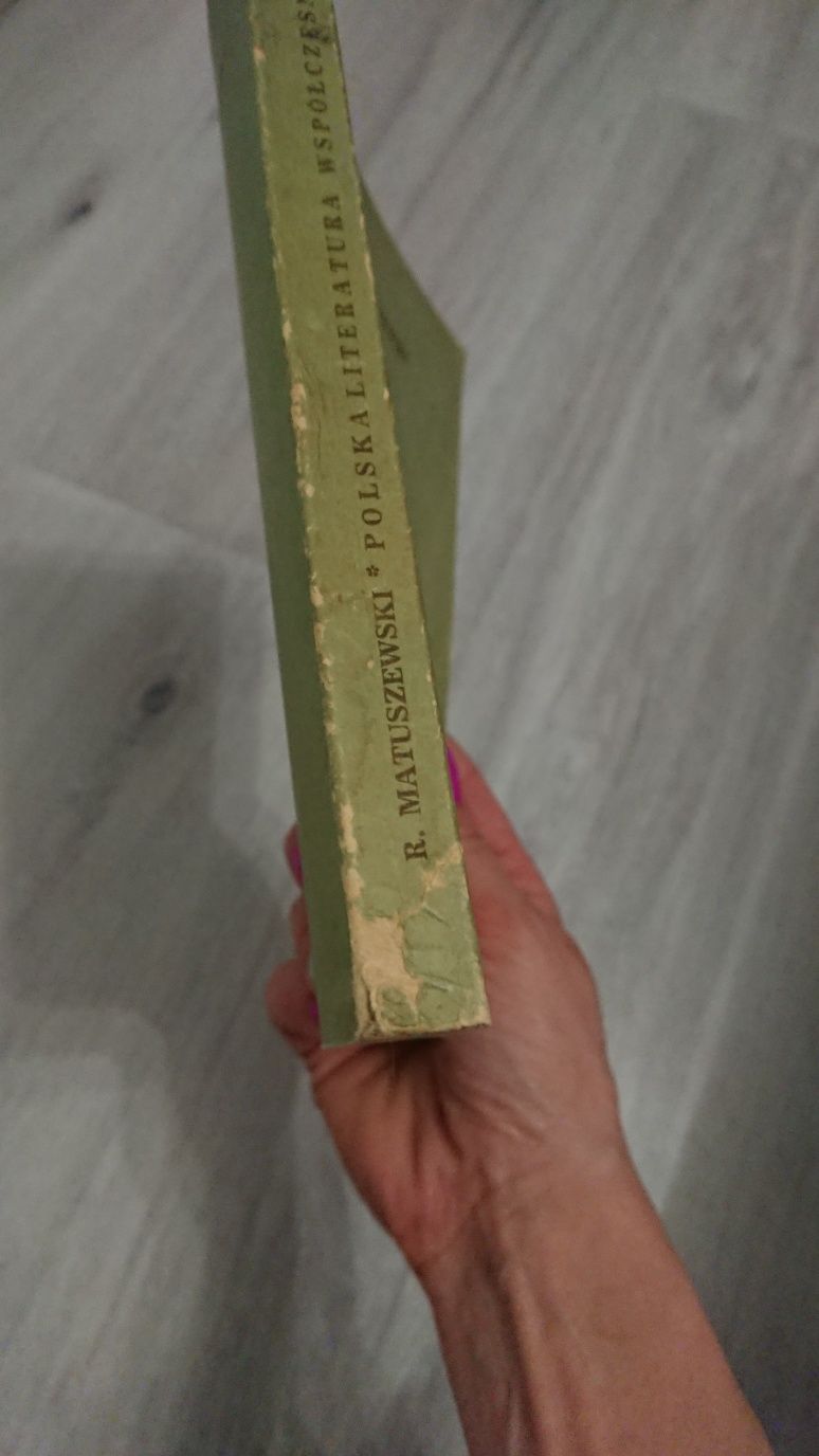 Polska literatura współczesna Ryszard Matuszewski