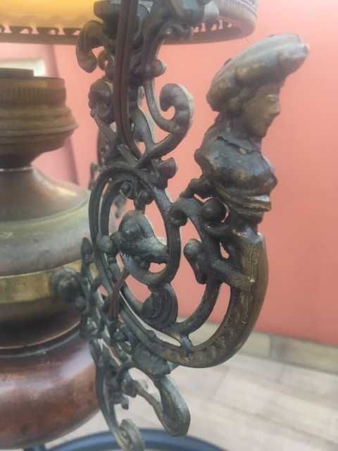 VINTAGE lampa sufitowa rustykalna, piękna duża, długość ok. 80 cm