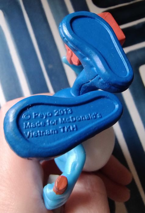 Figurka figurki Smerfów Smerfy Smerfetka Ważniak Pracuś Schleich Peyo