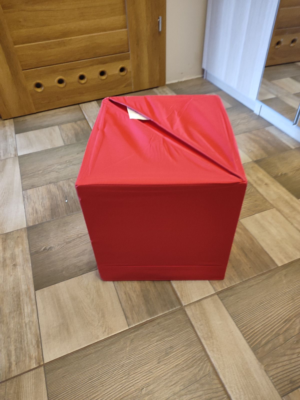 Nowy czerwony kosz na zabawki pudełko Ikea Drona