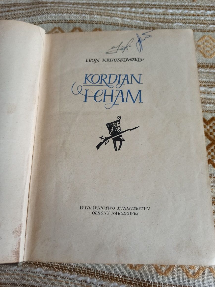 Kordian i cham Kruczkowski 1955 prl książka retro stara