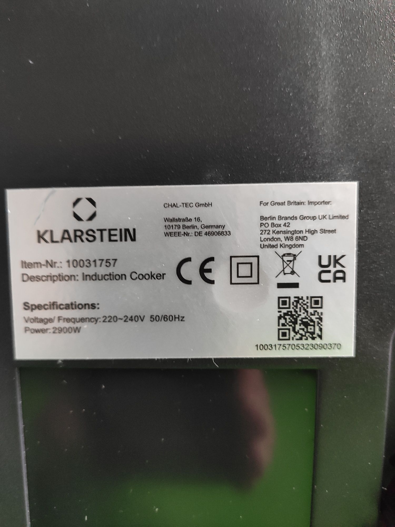 Индукционная варочная поверхность Klarstein