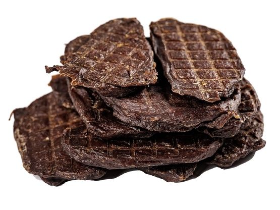 Monobiałkowy przysmak dla psa z alergią Steki Maced 95% WOŁOWINA 500g