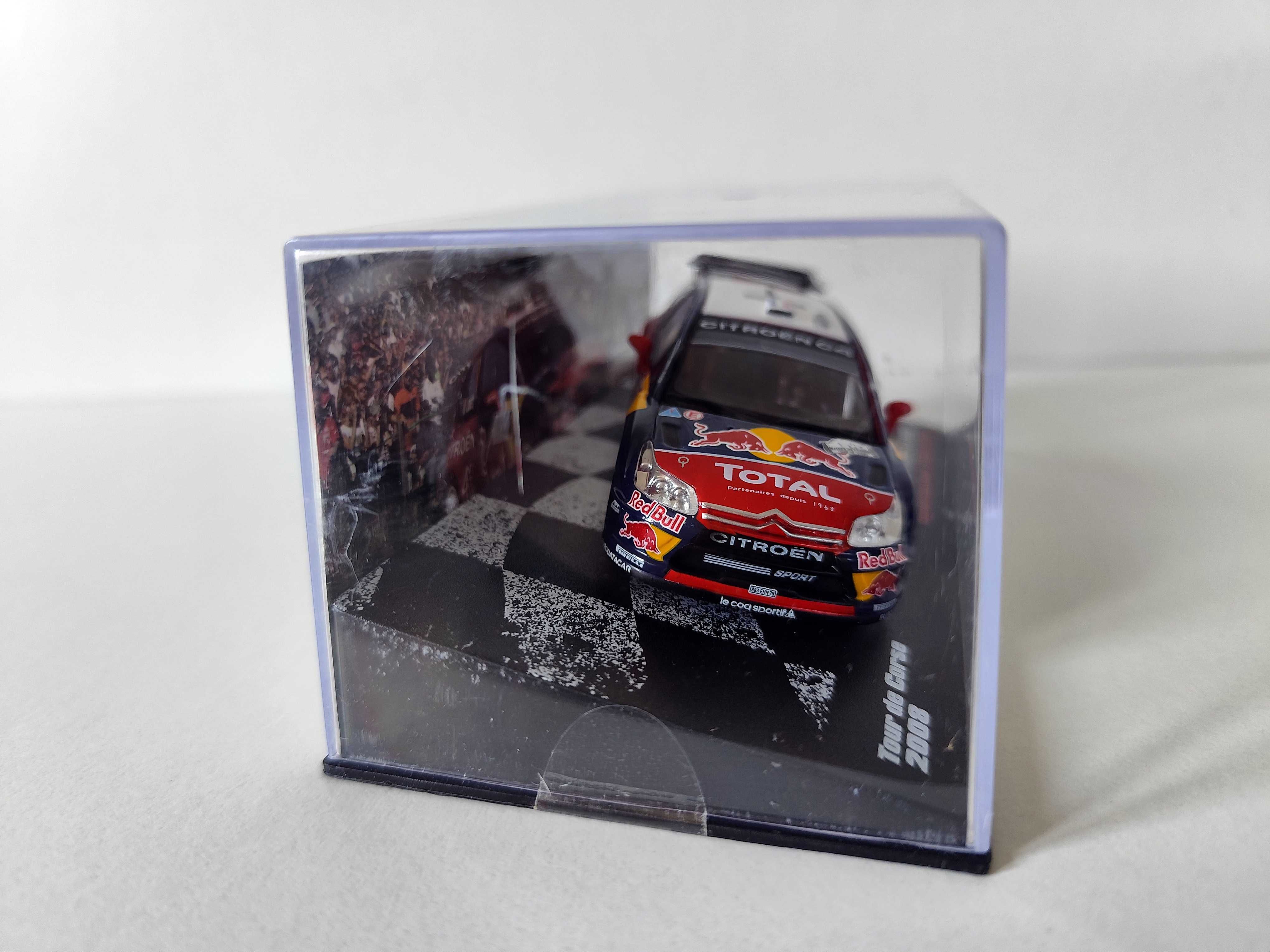 Citroen C4 WRC Tour De Corse 2008 S. Loeb Elena 1:43 uszko. Gablotka
