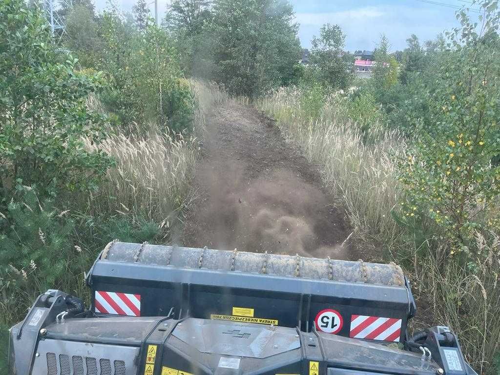 Mulczer leśny wgłębny, powierzchniowy, Karczowanie Czyszczenie działek