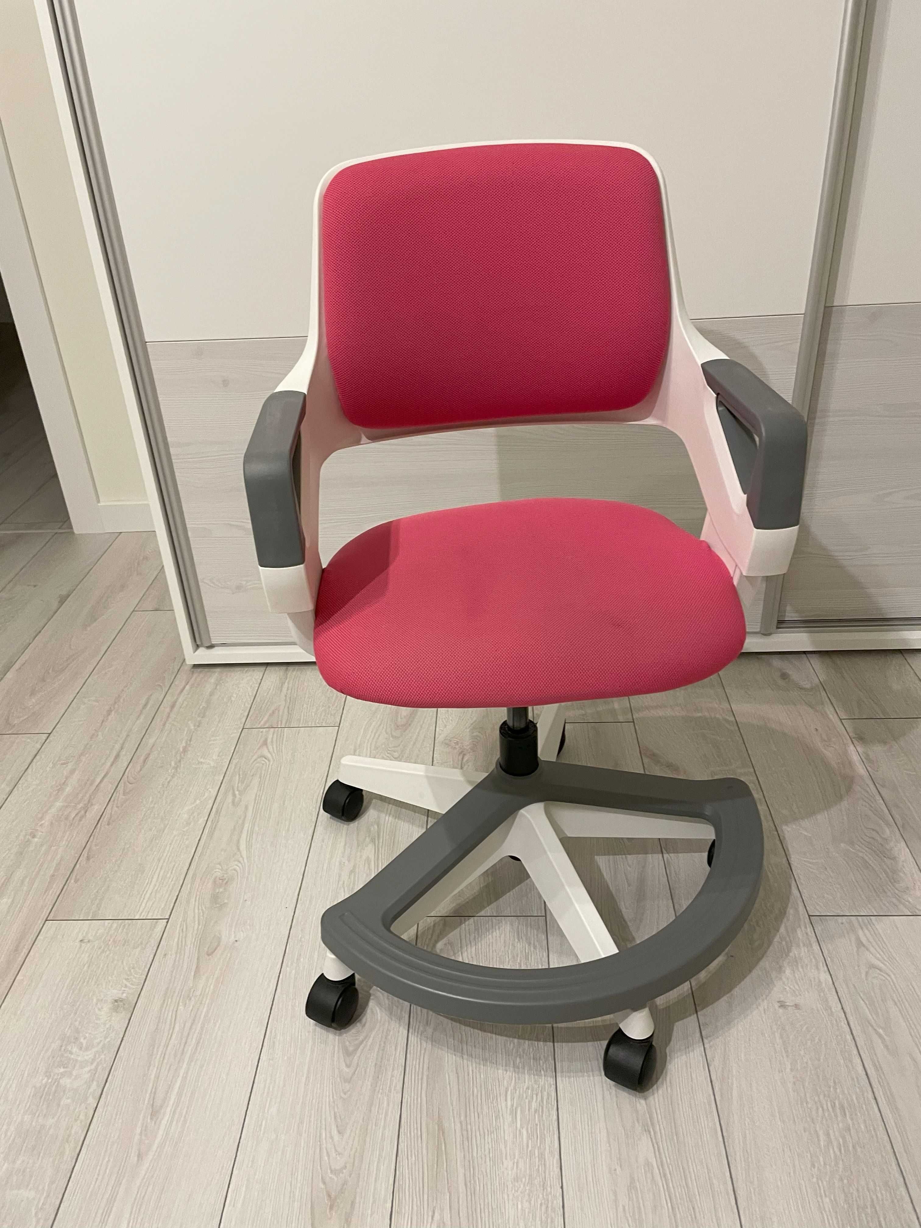 Fotel ergonomiczny dla dziecka ROOKEE MAGENTA Unique